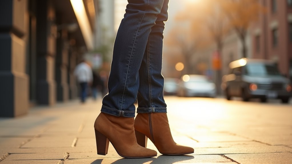 bootcut jeans with wedge