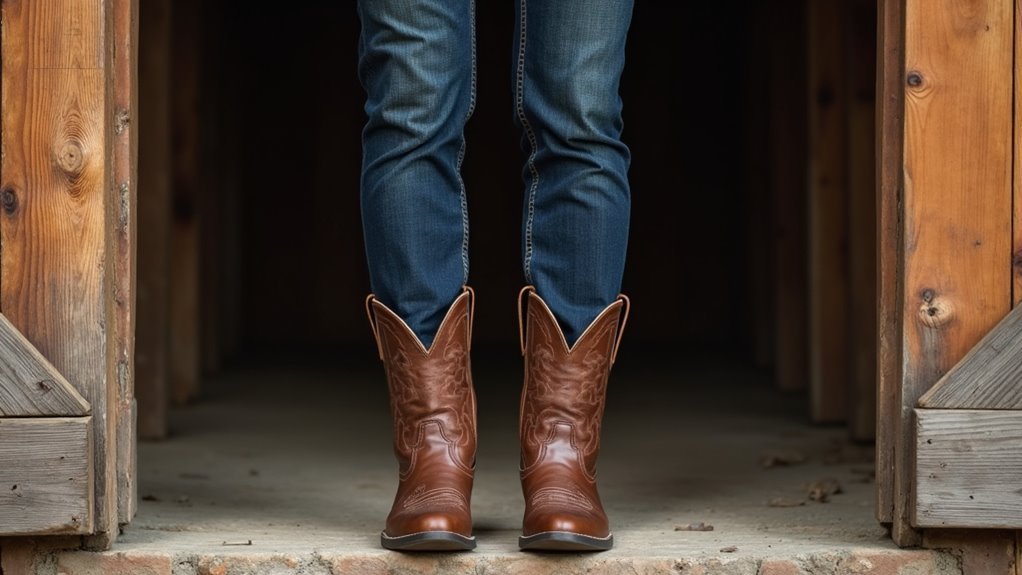 choosing jeans for boots