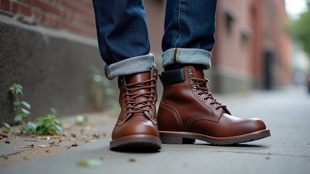 jeans complement red wing boots