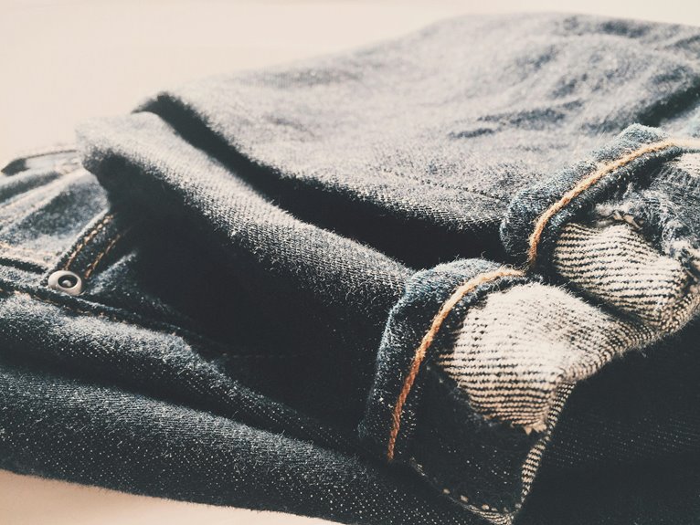jeans crease with wear
