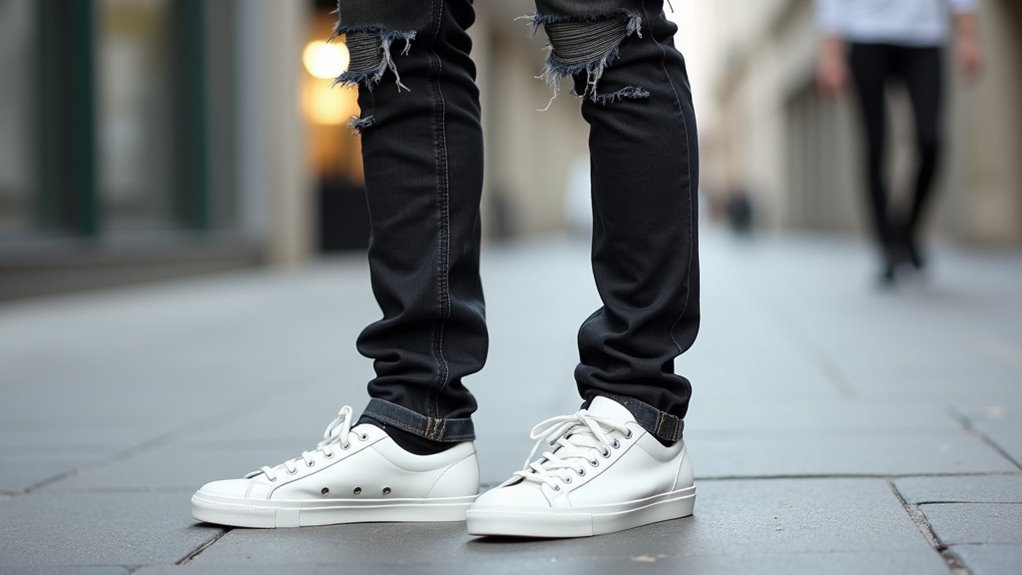 jeans that overpower sneakers