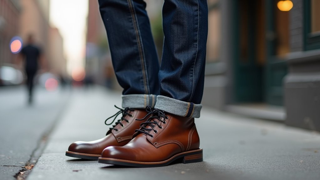 slim straight dark denim