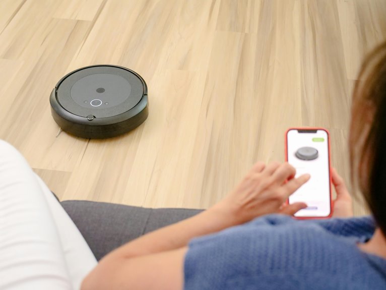 app controlled robot vacuums