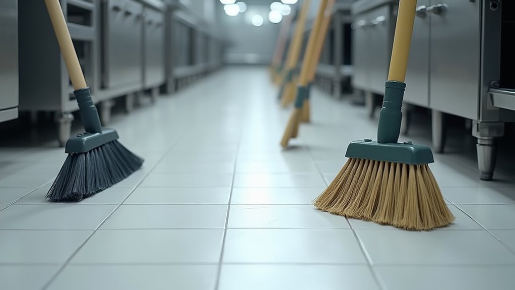 broom selection for kitchens