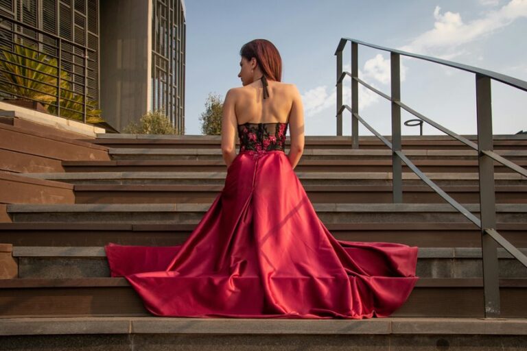 evening gown hemming guide