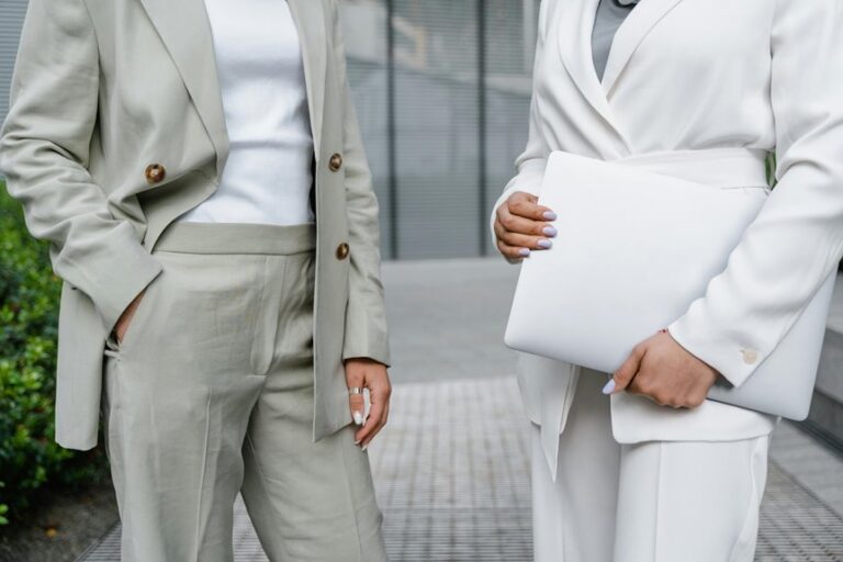 formal conservative professional attire