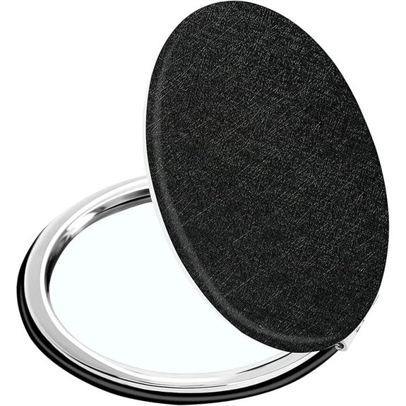 portable compact magnifying mirror
