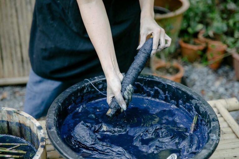 restoring deep blue color